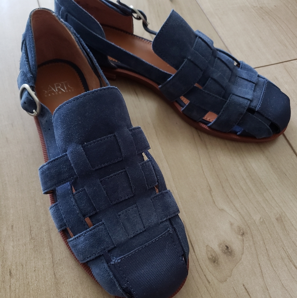 Blue suede shoes